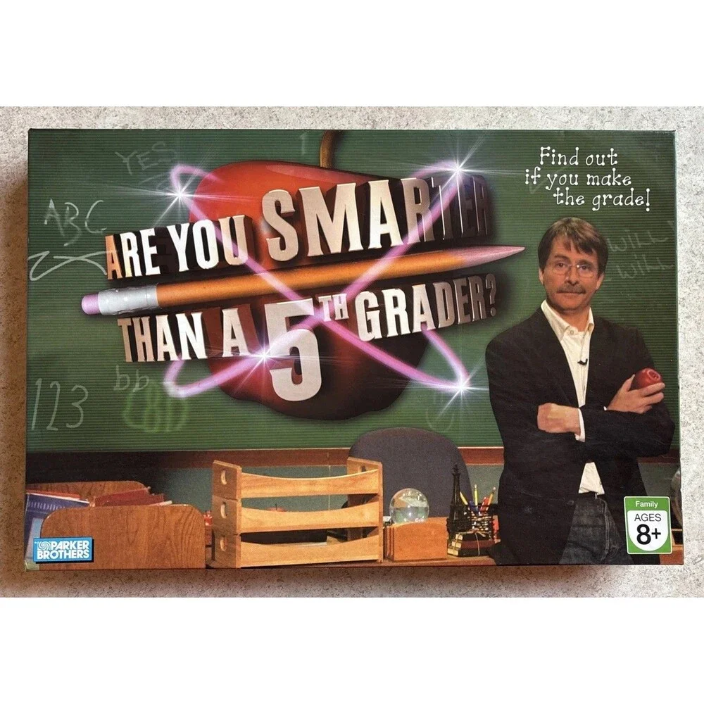 Are You Smarter Than a 5th Grader? Family Board Game by Hasbro 2007 Parker Bros